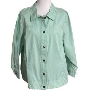 CJ Banks Light Green Women's Blazer